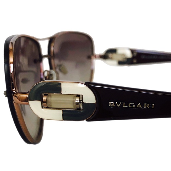 BVLGARI 🕶️ Aviator Sunglasses with case 🕶️ - Picture 4 of 10